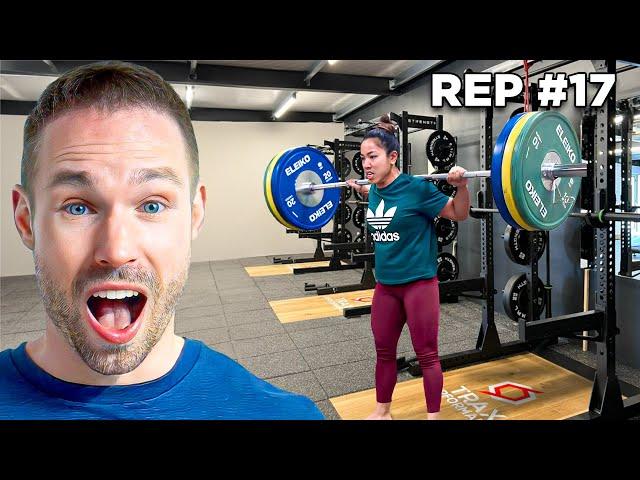 Olympian Mirabai Chanu’s Hardest Squat Routine Ever!