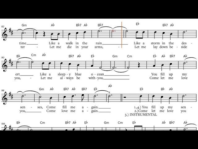 John Denver - Annie's Song, C-Instrument Play-along