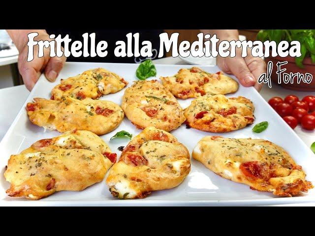 FRITTELLE ALLA MEDITERRANEA AL FORNO  Baked Mediterranean pancakes