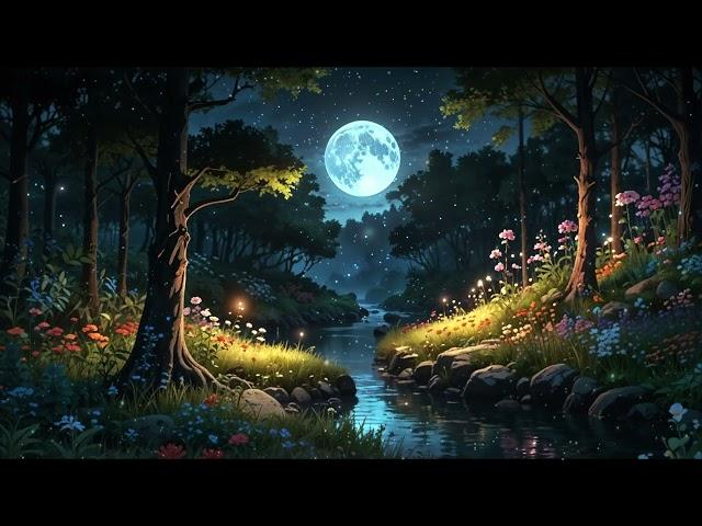 Moonlit Bliss: Relaxing Music for Serene Nights 