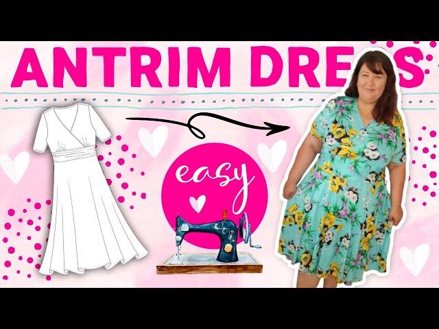 I made a wrap dress! I feel so special in it | Dress with Style