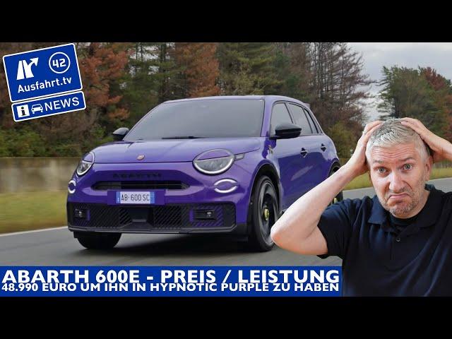 Abarth 600E Preis - Leistung - Soundcheck! | Ausfahrt TV News