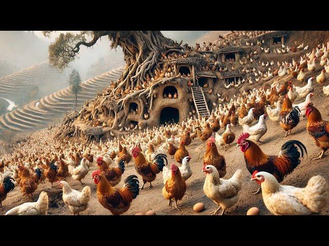 How Chinese Farmers Raise Millions Of Chickens On High Hills