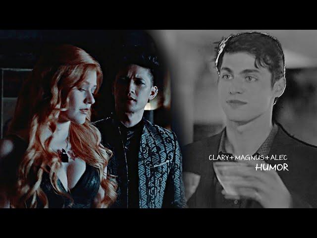 ×Clary+Magnus+Alec [юмор] || беременная дочь ...