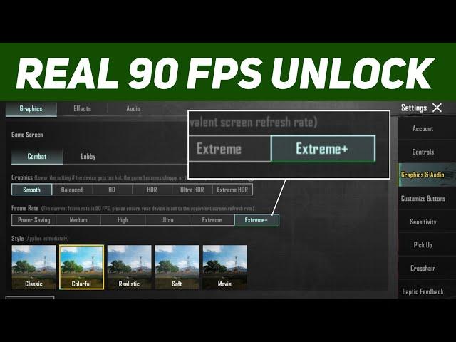 Unlock 90 FPS in bgmi | Bgmi 90 fps unlock | bgmi lag problem