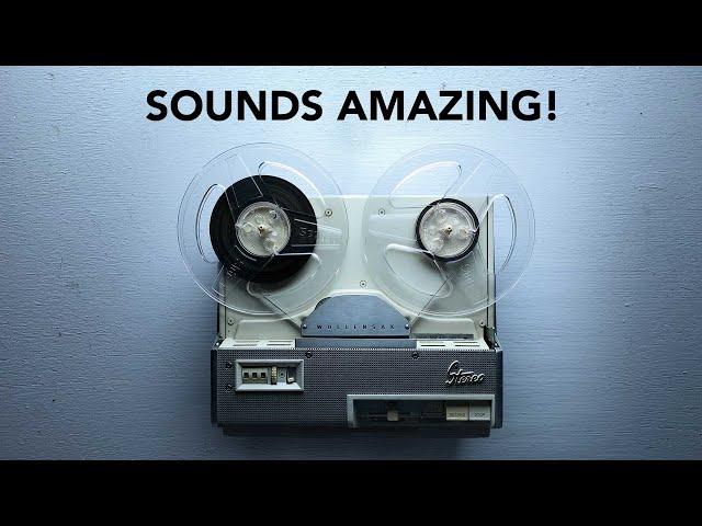 I found this amazing sounding reel to reel recorder on the curb!