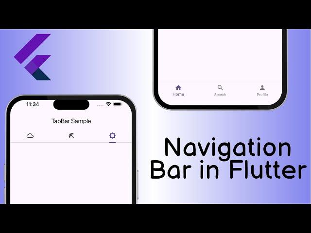 Navigation Bar in Flutter