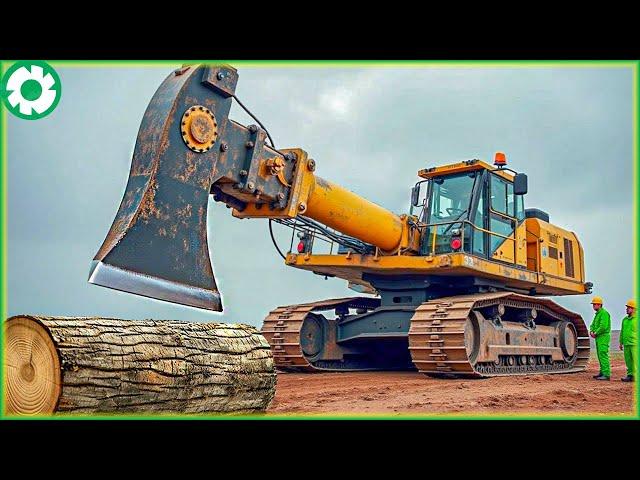 Extreme Dangerous Fastest Big Chainsaw Cutting Tree Machines | Biggest Heavy Machinery Machines