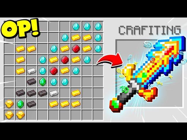 Crafting $1,000,000 GOD SWORD in Minecraft