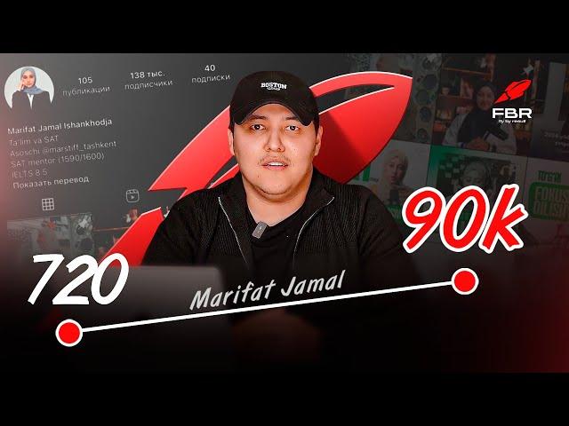 Marifat Jamal Blogida 720 tadan 90.000 obunachi!