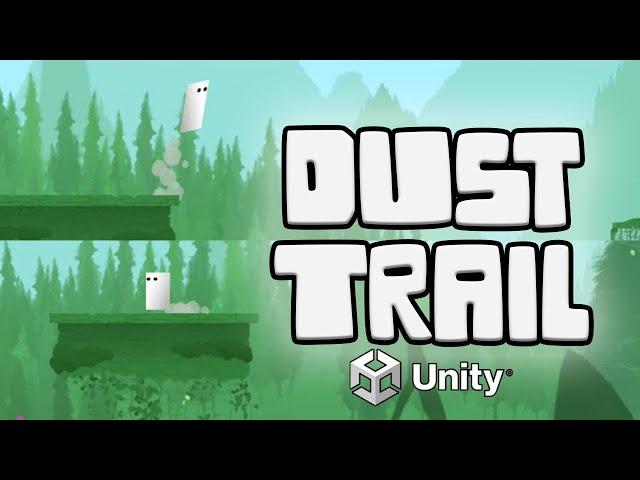 Plug & Play DUST TRAIL Effect For Jumping & Running (60 Seconds - Unity 2D)