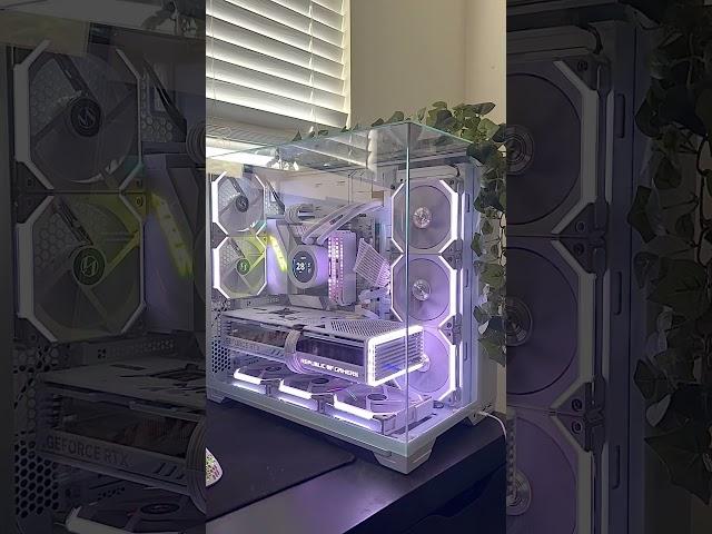 RTX 4090 WHITE GAMING PC | #pc #gaming #pcgaming #pcgamer #pcbuild #rtx4090 #rtx5090