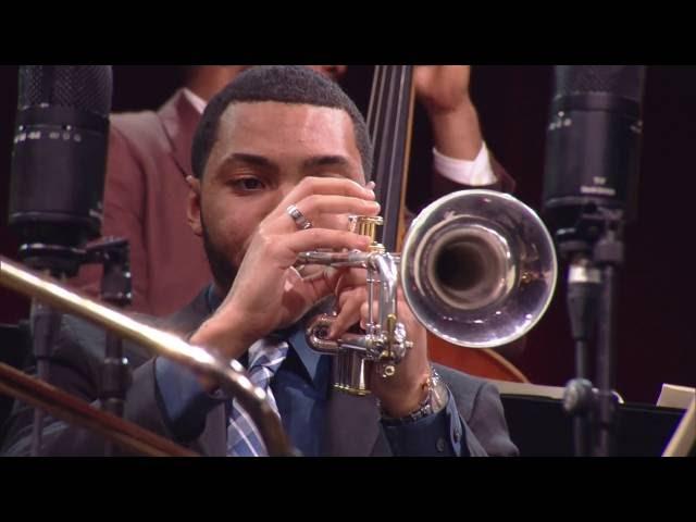 Portrait of Louis Armstrong - Wynton Marsalis & The Young Stars of Jazz at "Jazz in Marciac" 2016