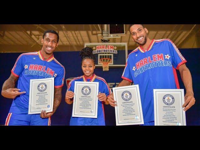 Harlem Globetrotters Set 5 New Guinness World Records!