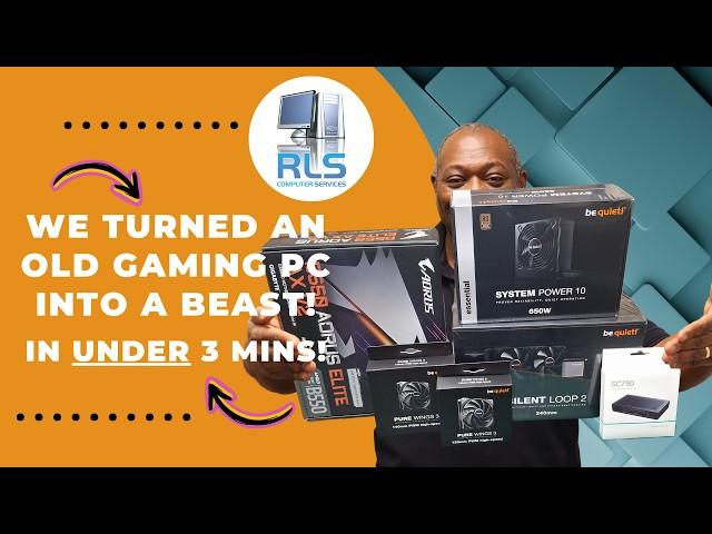 WE TURNED AN OLD GAMING PC INTO A BEAST IN UNDER 3 MINS!