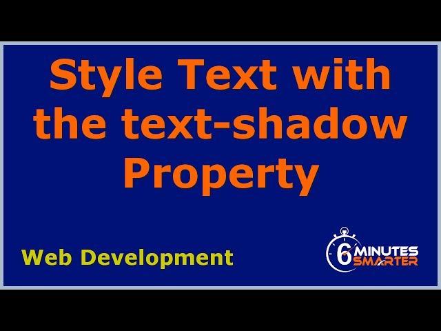 CSS Text-Shadow Property