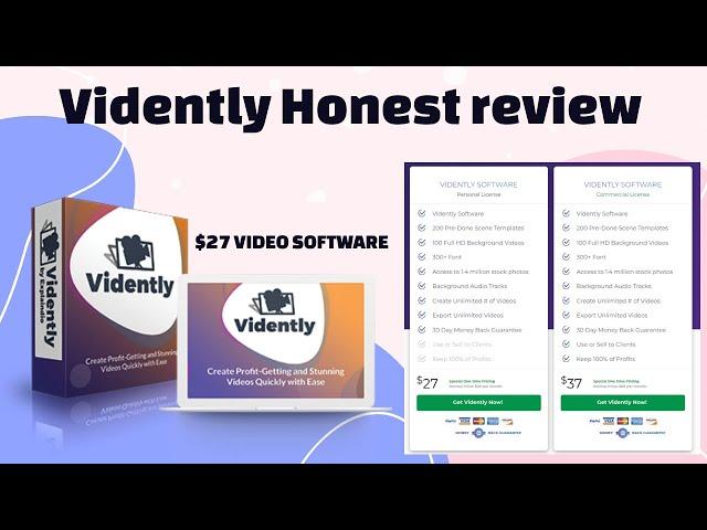 Vidently Honest Review - Is this video editor worth $27?