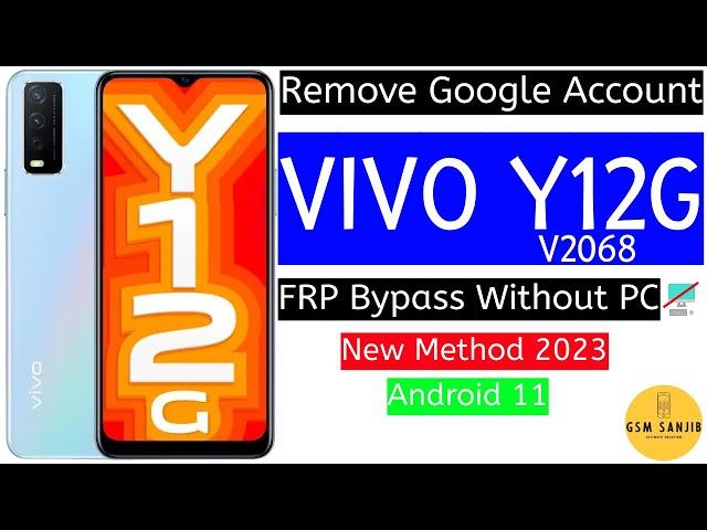 𝐕𝐈𝐕𝐎 Y12G/Y12s FRP Bypass Android 11/𝐕𝐈𝐕𝐎 Y12G Google Lock Bypass/FRP Unlock New Method Without Pc |