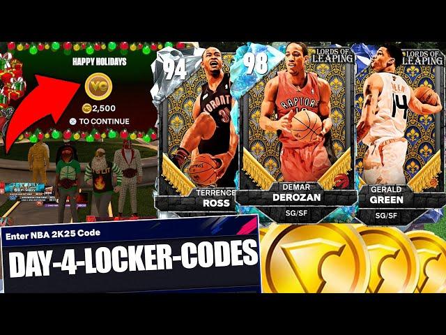 Day #4 of 12 Days of Giving - New Locker Codes and Free Players Plus Free VC in NBA 2K25 MyTeam