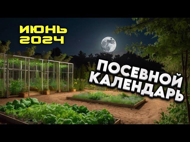 Агрогороскоп Июнь 2024: Лунный посевной календарь для сада и огорода.