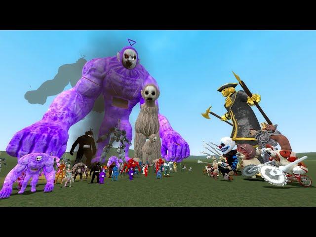 ALL Slendytubbies VS ALL DARK DECEPTION CHAPTERS 1-4 NPCS ANIMATRONICS In Garry's Mod!