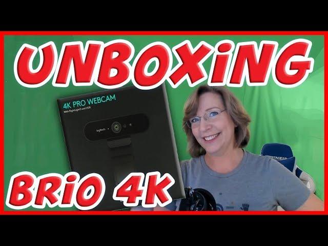 Logitech Brio Camera Webcam 4K UnBoxing Review Mrs. Samantha