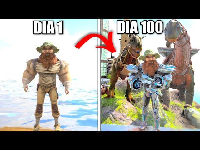 ¡Tengo 100 Días para Acabar ARK Survival Evolved en Hardcore! *Película Completa*