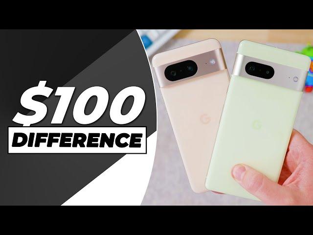 Pixel 8 vs Pixel 7: How much DIFFERENCE does a $100 make?