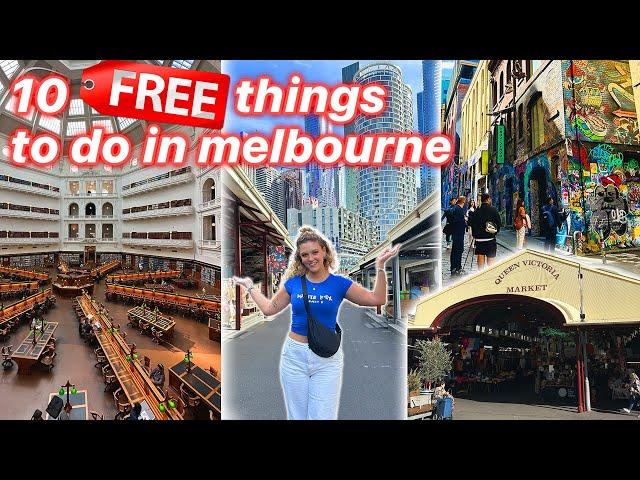 SPEND A DAY IN MELBOURNE FOR FREE! Top 10 Must-Do FREE Activities