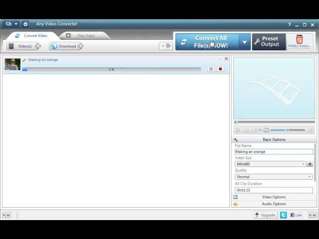 Any Video Converter 2013: Quick conversion tutorial