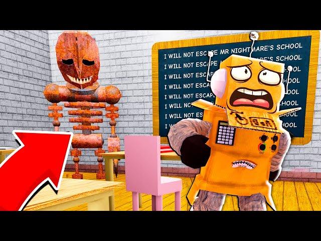 24 ЧАСА В САМОЙ СТРАШНОЙ ШКОЛЕ РОБЛОКС! ПОБЕГ ИЗ ШКОЛЫ МИСТЕРА КОШМАРА ROBLOX Mr NIGHTMARE'S SCHOOL