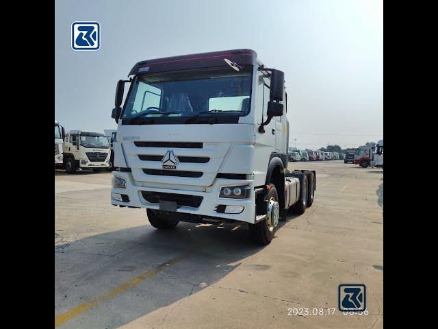 430HP White color SINOTRUK HOWO 6X4 tractor truck prime mover ready made trucks for sale