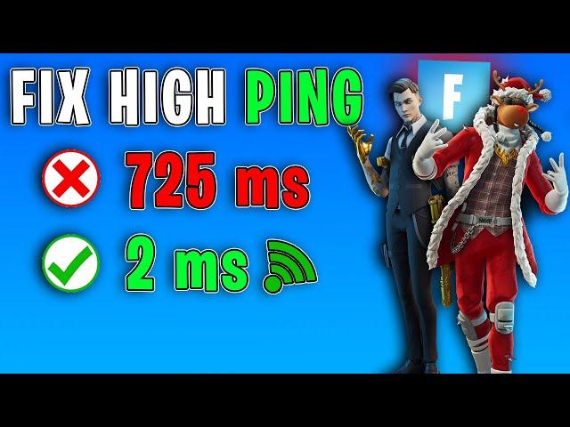 How To Fix PACKET LOSS in FORTNITE & Reduce Your Ping Easily