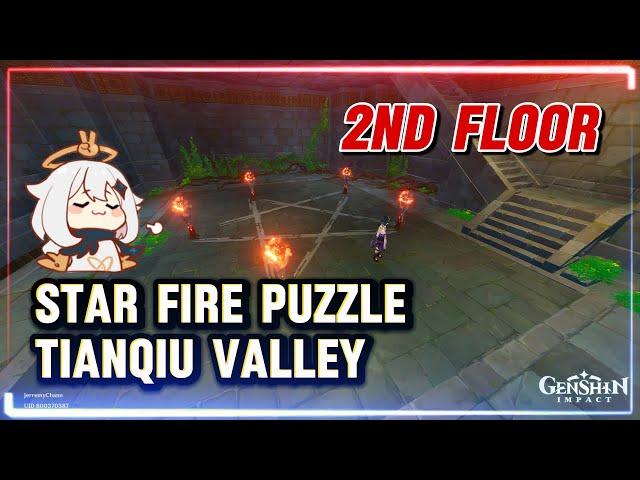 Tianqiu Valley 2nd Floor STAR FIRE PUZZLE | Genshin Impact