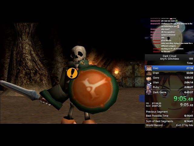 Dark Cloud Any% Glitchless Speedrun in 6:34:08 [World Record]