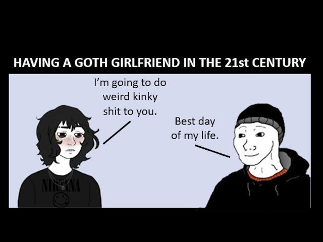 Goth Dating SURE has changed!! || Meme Dub