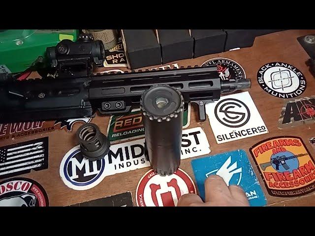 Yankee Hill Machine R9 silencer overview. @YHMachineCo