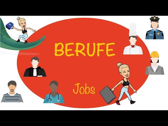 Was bist du von Beruf ? Deutsch lernen Berufe / German Professions / Almanca Meslekler