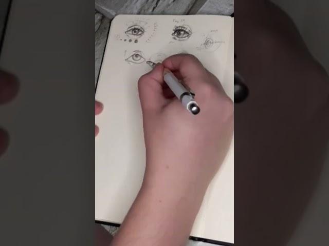 Учусь рисовать | глаза карандашом