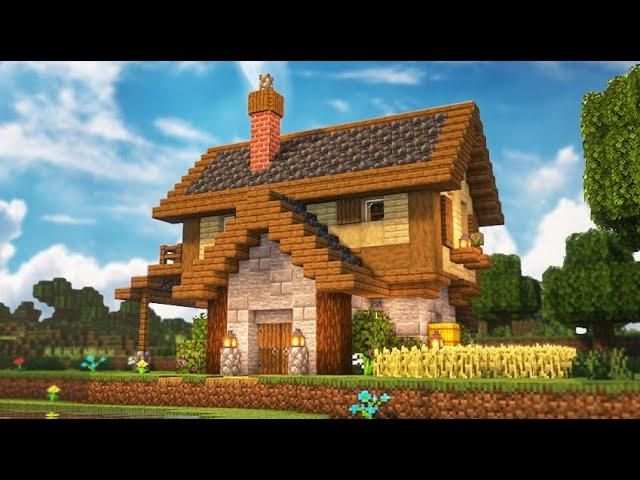 Minecraft: How To Build a Starter House [ Tutorial ]