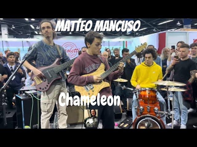 Matteo Mancuso plays Chameleon at NAMM Day Three 01-27-24