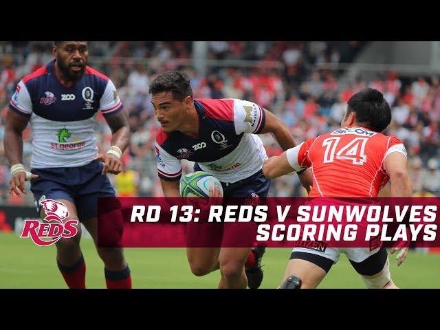 RD 13: Reds v Sunwolves scoring plays