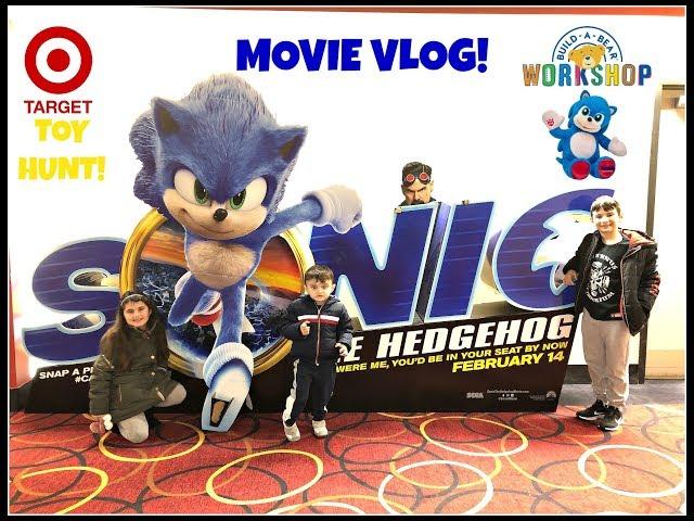 Sonic The Hedgehog Movie Vlog! Target Toy Hunt! Sonic Build A Bear!