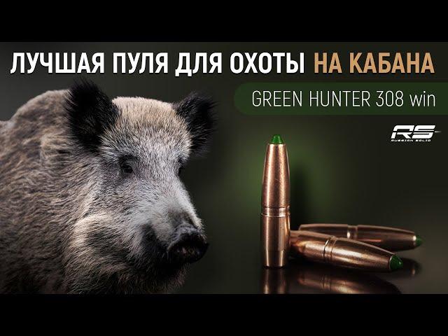 Полное видео. Пуля для охоты на кабана. Охота на кабана. Пуля Green Hunter 308 win.