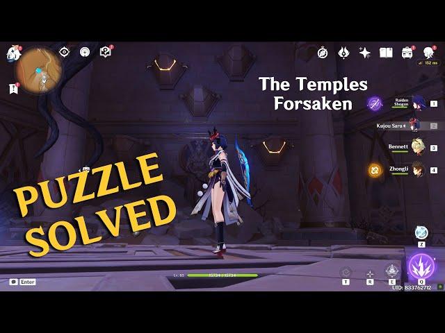 The Temples Forsaken Sand Puzzle  - Genshin Impact