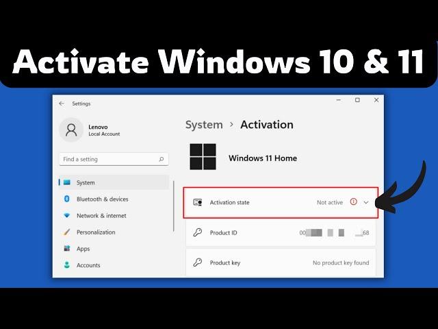 How to Activate Windows 10/11 Permanently in Under 5 Minutes!