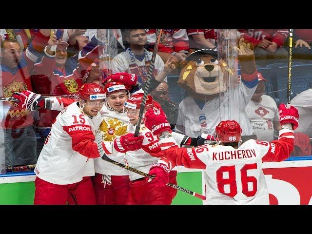 Kucherov scores twice, Team Russia shuts out Team Switzerland, 3-0 - IIHF World Championship