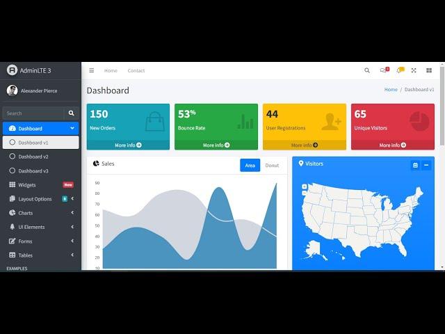 How to setup Admin LTE 3 in Laravel 11 and  Vue JS 3 Project