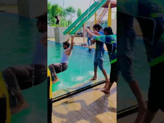 fun on swing pool  *#shorts #viral