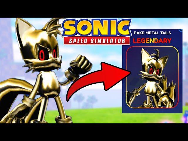 HOW TO UNLOCK FAKE METAL TAILS & ALL DAILY CHALLENGES! (Sonic Speed Simulator)